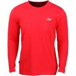 BAIT Men Core Long Sleeve Tee (red) -Our Apparel Shop 08 21 15bait 001