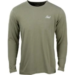 BAIT Men Core Long Sleeve Tee (green / Military Green) -Our Apparel Shop 08 21 15bait 043