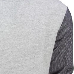 Zanerobe Men Montage 3D Crew Sweatshirt (gray / Grey Marle / Navy Mesh) -Our Apparel Shop 09 03 15zanerobe 032