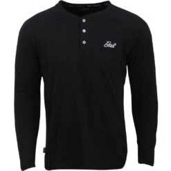 BAIT Men Core Henley Long Sleeve Tee (black) -Our Apparel Shop 09 14 15bait 007