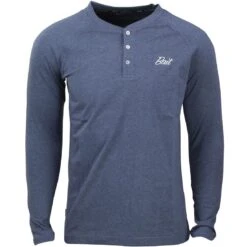 BAIT Men Core Henley Long Sleeve Tee (blue) -Our Apparel Shop 09 14 15bait 016