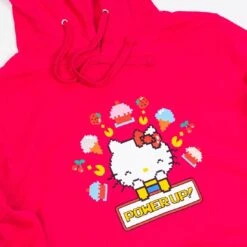 BAIT X Sanrio X Pac-Man Women Power Up Hoody (pink) -Our Apparel Shop 20171130 v07a8566