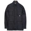 BAIT Men Denim Plaid Jacket (navy / Blue) -Our Apparel Shop 20180123 v07a7506