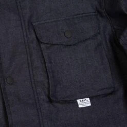 BAIT Men Denim Plaid Jacket (navy / Blue) -Our Apparel Shop 20180123 v07a7510