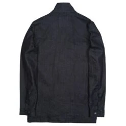 BAIT Men Denim Plaid Jacket (navy / Blue) -Our Apparel Shop 20180123 v07a7513