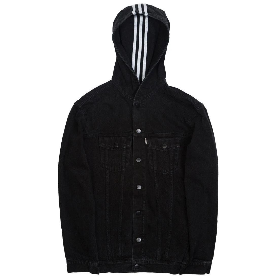 Adidas Consortium X Naked Women Denim Jacket (black) 3 Adidas Consortium X Naked Women Denim Jacket (black)