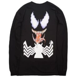 BAIT X Marvel Venom Men Logo Long Sleeve Tee (black) -Our Apparel Shop 20180326 v07a9819 edit