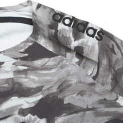 Adidas X Undefeated Men Alphaskin 360 1/1 Top Long Sleeve Tee (black / White / Shift Grey) -Our Apparel Shop addn8787 2