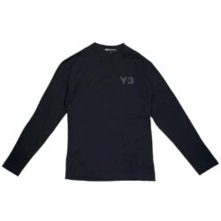 Adidas Y-3 Men Logo Long Sleeve Tee (black)