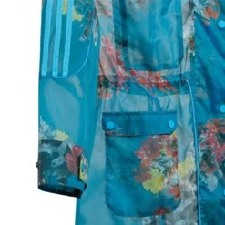 Adidas X Ivy Park Women Printed Organza Jacket (blue / Shock Cyan) -Our Apparel Shop adhp0554 6