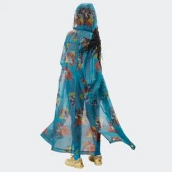 Adidas X Ivy Park Women Printed Organza Jacket (blue / Shock Cyan) -Our Apparel Shop adhp0554 7