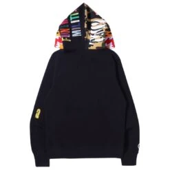A Bathing Ape Men Tiger Full Zip Hoodie (black) -Our Apparel Shop ap1i30115014blk 3