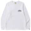 A Bathing Ape Men Japan Culture Daruma Long Sleeve Tee (white)