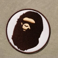 A Bathing Ape Men Bape Multi Label Relaxed Fit Crewneck (beige) -Our Apparel Shop ap1i80113005bei 6