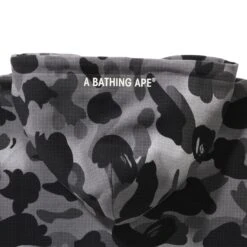 A Bathing Ape Men Grid Camo Pullover Hoodie (black) -Our Apparel Shop ap1i80114005blk 3