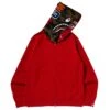 A Bathing Ape Men Crazy Face Full Zip Hoodie (red) -Our Apparel Shop ap1i80115010red 1