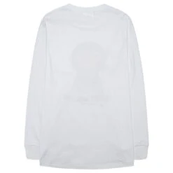 A Bathing Ape Men Baby Milo Long Sleeve Tee (white) -Our Apparel Shop ap2g80111001wht 3