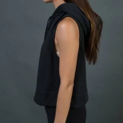 Adidas Women Sleeveless Pullover Hoodie (black) -Our Apparel Shop apparel428 0537