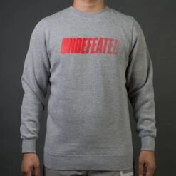 Undefeated Men Speed Tone Crew Sweater (gray / Heather)