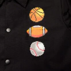 BAIT Men 8 Bit Press Start Coaches Jacket (black) -Our Apparel Shop ba8btsportsjcbk 3