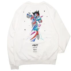 BAIT X Astro Boy X Louis De Guzman Men Crewneck Sweater (white / Off White) -Our Apparel Shop baabldgcrewwht 6