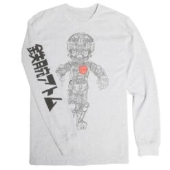 BAIT X Astro Boy Men Mechanical Long Sleeve Tee (gray) -Our Apparel Shop baabmechteelsgr 3