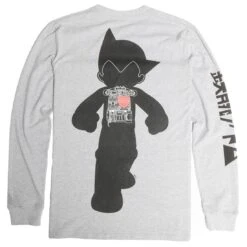 BAIT X Astro Boy Men Mechanical Long Sleeve Tee (gray) -Our Apparel Shop baabmechteelsgr 5