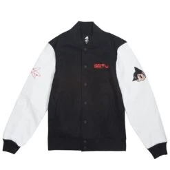 BAIT X Astro Boy Men Step Varsity Jacket (black / White)