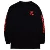 BAIT X Street Fighter Men Akuma Long Sleeve Tee (black) -Our Apparel Shop baakumalsteeblk 1 1
