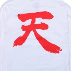 BAIT X Street Fighter Men Akuma Long Sleeve Tee (white) -Our Apparel Shop baakumalsteewh 4