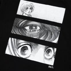 BAIT X Attack On Titan Men Armin Long Sleeve Tee (black) -Our Apparel Shop baaotarminlstbk 6