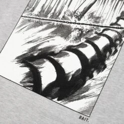 BAIT X Attack On Titan Men King Reiss Long Sleeve Tee (gray) -Our Apparel Shop baaotkinglsgr 5