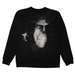 BAIT X Attack On Titan Men Mikasa Crewneck Sweater (black) -Our Apparel Shop baaotmikacrwbk 3