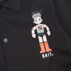 BAIT X Astro Boy Men 7 Special Powers Coaches Jacket (black) -Our Apparel Shop baastro7cchblk 2