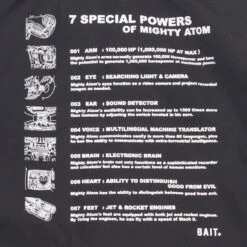 BAIT X Astro Boy Men 7 Special Powers Coaches Jacket (black) -Our Apparel Shop baastro7cchblk 4