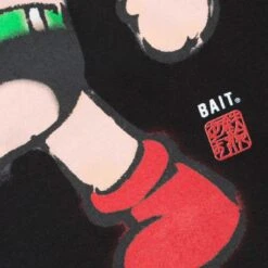 BAIT X Astro Boy Men Vintage Crewneck Sweater (black) -Our Apparel Shop baastrovintcrbk 2
