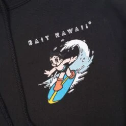 BAIT X Astro Boy Men Aloha Surf Hoody (black) -Our Apparel Shop baastsurfhdyblk 2