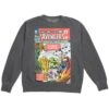 BAIT X Marvel Men Avengers - Earth's Mightiest Heroes Crewneck Sweater (black / Pigment Dyed) -Our Apparel Shop baavenmighcblk 1