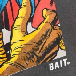 BAIT X Marvel Men Avengers - Earth's Mightiest Heroes Crewneck Sweater (black / Pigment Dyed) -Our Apparel Shop baavenmighcblk 2