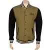 BAIT Basics Baseball Jacket (olive / Black) -Our Apparel Shop babajacketobk thum1 43114