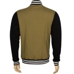 BAIT Basics Baseball Jacket (olive / Black) -Our Apparel Shop babajacketobk thum2 43114