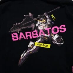 BAIT X Gundam Universe Men Barbatos Hoody (black) -Our Apparel Shop babarhooodytblk 5