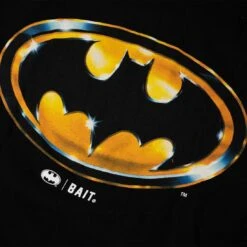 BAIT X Batman Men Batman Gold Logo Hoody (black) -Our Apparel Shop babatgoldlohdbk 4