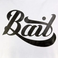 BAIT Script Logo Pullover Hoody (white / Black) -Our Apparel Shop babhscriptv1wbk thum4 48593