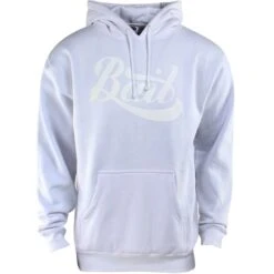 BAIT Script Logo Pullover Hoody (white / White)