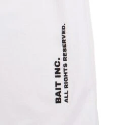 BAIT Men Bite Logo Long Sleeve Tee (white) -Our Apparel Shop babitelogolswh 3