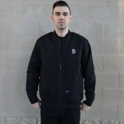 BAIT Reversible Work Jacket (black / Oxford Black)