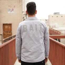 BAIT Coach Jacket (gray) -Our Apparel Shop babt140205 003gry thum6 46444