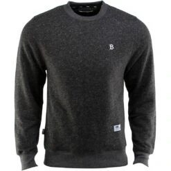 BAIT B Letter Invisible Pockets Fitted Crewneck (black) -Our Apparel Shop babt140213 001b thum1 45690