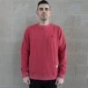 BAIT B Letter Invisible Pockets Fitted Crewneck (red) -Our Apparel Shop babt140213 002bred thum5 46079